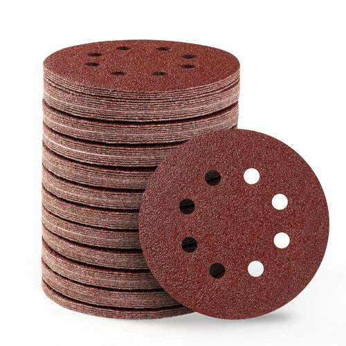 125mm Coarse Grit Sanding Discs for Initial Sanding & Rust Removal (P40-P120) - LESNIC ABRASIVE LIMITED