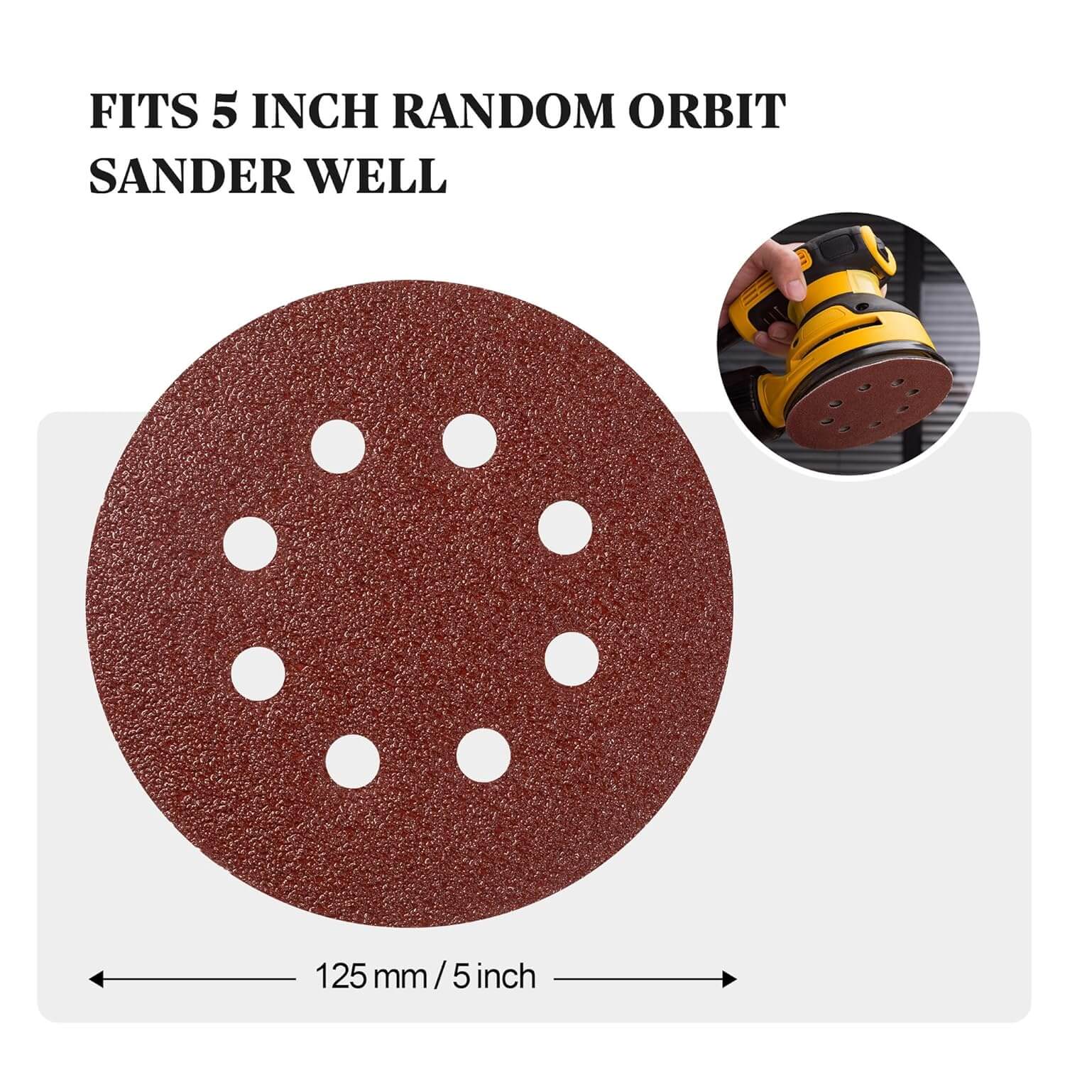 125mm Coarse Grit Sanding Discs for Initial Sanding & Rust Removal (P40-P120) - LESNIC ABRASIVE LIMITED