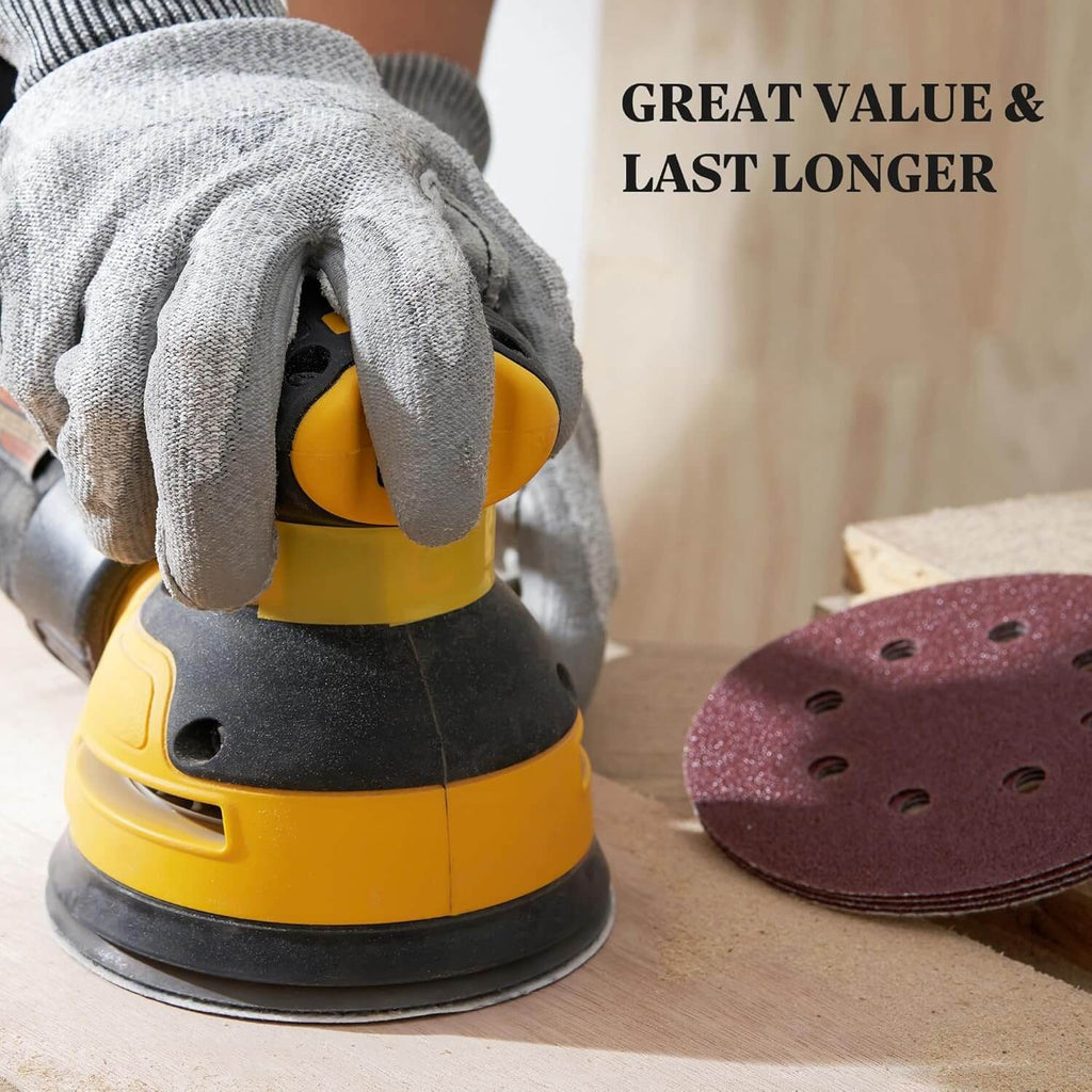 125mm Coarse Grit Sanding Discs for Initial Sanding & Rust Removal (P40-P120) - LESNIC ABRASIVE LIMITED